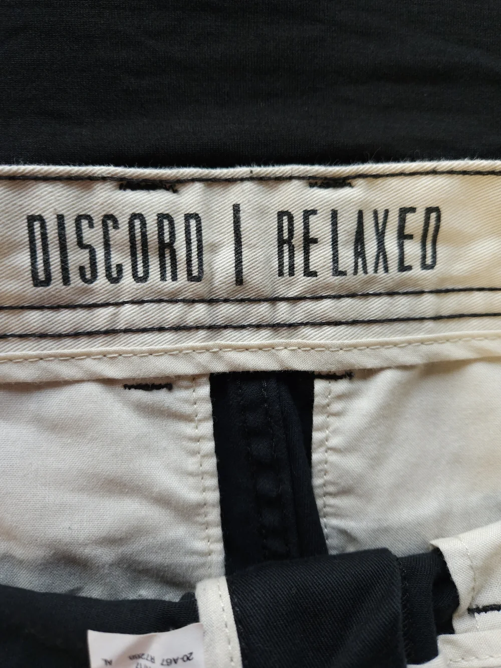 Free World Men's Flat-Front Discord Relax Black Chino Shorts